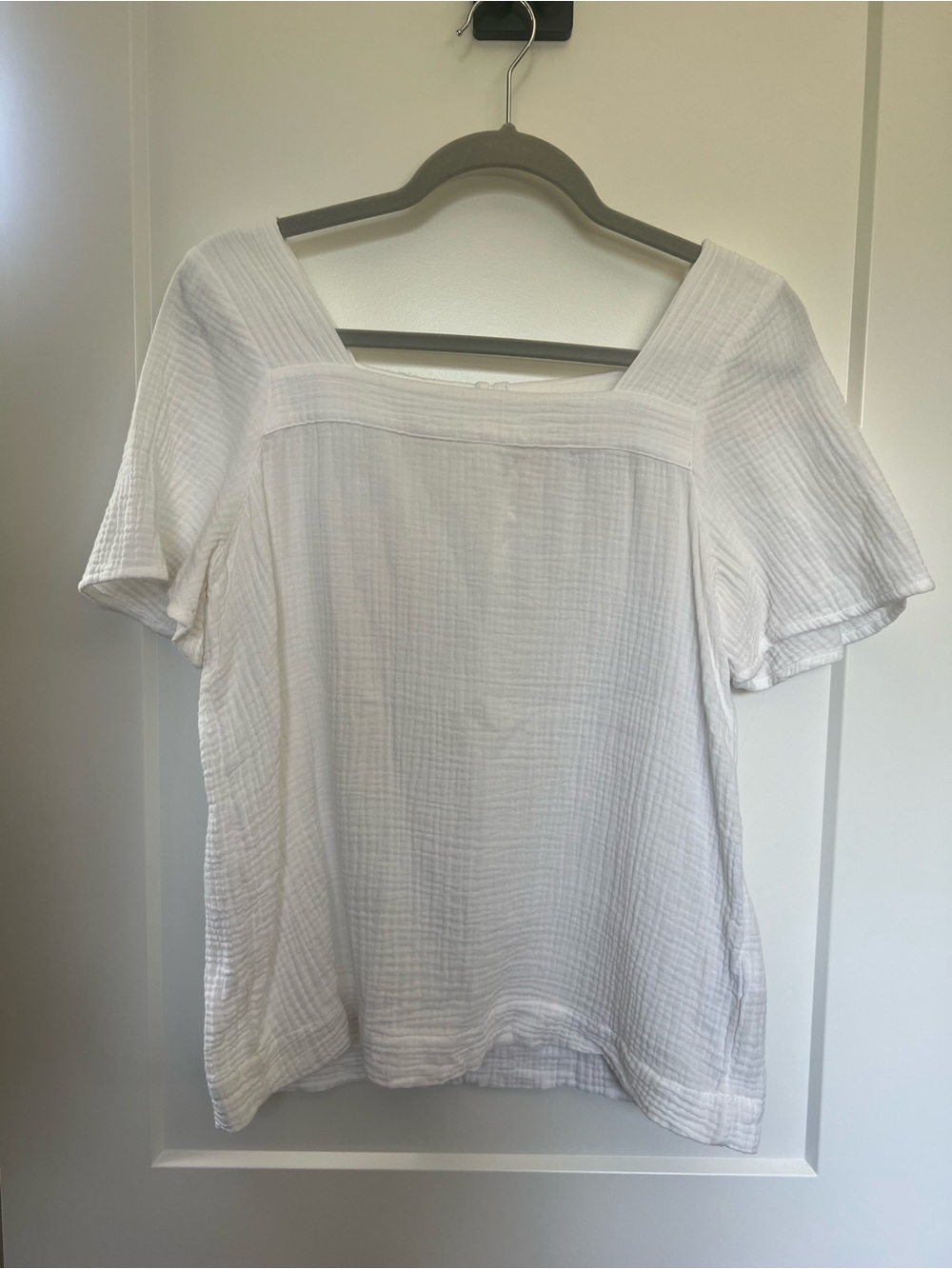 MADEWELL Harlow Square Neck Top, Women's S